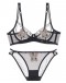                                                          【Preorder】32-38AB Embroider Rabbit Underwire Bra/ Panties