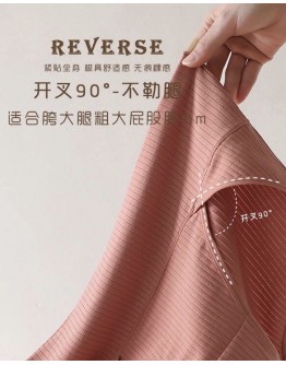                                                          【Preorder】40kg-100kg High-Waist 100% Cotton Panties