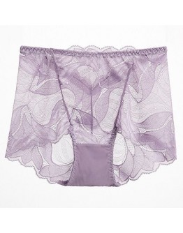                                                          【Preorder】Plus 40kg-100kg Fresh Leaf Patterned Briefs