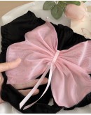                                                          【Preorder】40kg-70kg Pinky Ribbon Cotton Panties