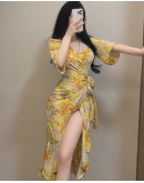                                                          【Preorder】40kg-55kg Holiday Home Wear Asymmetrical Dress