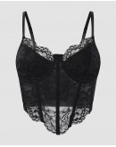                                                          【Preorder】40kg-65kg Underwire Pads Lace Tops