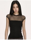                                                          【Preorder】45kg-60kg Gradine Short-Sleeved Short Tops