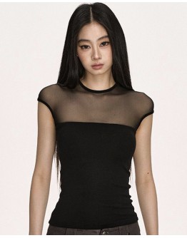                                                         【Preorder】45kg-60kg Gradine Short-Sleeved Short Tops