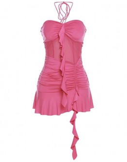                                                          【Preorder】45kg-60kg Off-The-Shoulder Fitted Dress