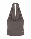                                                          【Preorder】40kg-60kg V-Neck Thin Halter-Neck Short Tops