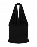                                                          【Preorder】40kg-60kg V-Neck Thin Halter-Neck Short Tops