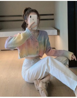                   Free Shipping Thin Short Knit Jackets