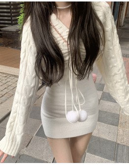 FREE SHIPPING LADIES CAMISOLE DRESS / CAMISOLE VEST / KNITTED SHORT JACKET