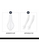                                                          【Preorder】40kg-55kg White Bride High-Quality Body-Suit Set