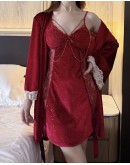                                                          【Preorder】Galaxy Chain Velvet Pajamas Dress /Kimono