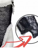                                                                                     【READY STOCK】40kg-60kg Black Lace Necklace Sexy Lingeries Body-Suit