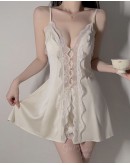                                                          【Preorder】40kg-70kg Camisole Lace Dress+ T-Back/ Kimono