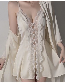                                                          【Preorder】40kg-70kg Camisole Lace Dress+ T-Back/ Kimono