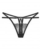                                                          【Preorder】40kg-60kg Rhinestone Cut-out Lace T-Back