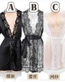                                                          【Preorder】40kg-55kg Silk Lace Grenadine Kimono+Bikini