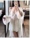                                                          【Preorder】40kg-65kg Velvet Thin Lace Home Dress /Outwear