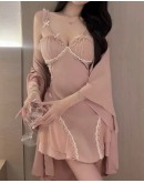                                                          【Preorder】40kg-65kg Silk Lace Home Dress/ Outwear