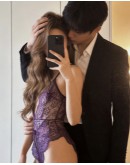                                                          【Preorder】40kg-70kg Thin Lace Backless Body-Suit