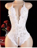                                                          【Preorder】40kg-70kg Thin Lace Backless Body-Suit