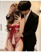                                                          【Preorder】40kg-60kg Ribbon Lace Backless Body-Suit