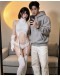                                                         【Preorder】40kg-60kg Knit Halter-Neck Tops+ Gloves+ Stocking+ Panties