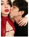                                                          【Preorder】40kg-55kg Halter-Neck Lace Body-Suit