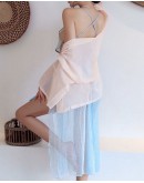                                                          【Preorder】40kg-55kg Embroidery Long-Skirt Sexy Lingeries Style