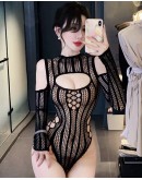                                                          【Preorder】40kg-65kg Long-Sleeved Plus Stocking Body-Suit