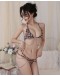                                                          【Preorder】40kg-60kg Silvery Chain Leopard Zebra Patterned Bikini
