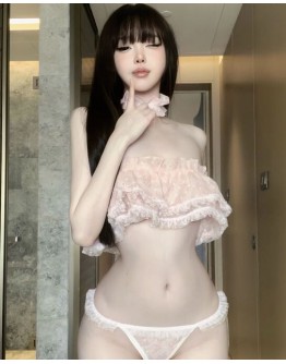                                                          【Preorder】40kg-55kg Pinky Bikini Sexy Lingeries