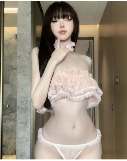                                                          【Preorder】40kg-55kg Pinky Bikini Sexy Lingeries
