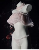                                                          【Preorder】40kg-55kg Pinky Bikini Sexy Lingeries