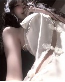                                                          【Preorder】40kg-60kg Ice Silk Pads Cut-Out Dress+ T-Back