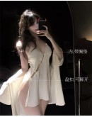                                                          【Preorder】40kg-60kg Ice Silk Pads Cut-Out Dress+ T-Back