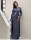                                                          【Preorder】40kg-70kg Ice Silk Long-Line Robe Kimono