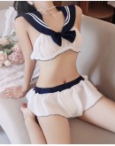                                                          【Preorder】40kg-60kg Navy Elastic Sexy Lingeries Bikini
