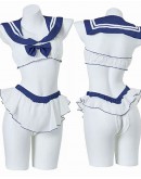                                                          【Preorder】40kg-60kg Navy Elastic Sexy Lingeries Bikini