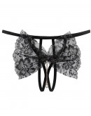                                                          【Preorder】40kg-60kg Chain Faux Pearl Lace T-Back