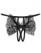                                                          【Preorder】40kg-60kg Chain Faux Pearl Lace T-Back