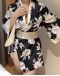                                                          【Preorder】40kg-75kg Loose Kimono Belt Night Dress+T-Back