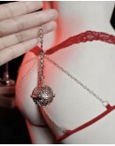                                                          【Preorder】40kg-66kg Metal Chain Lace Bell T-Back