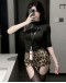                                                          【Preorder】40kg-55kg Leopard Sequins Sexy Lingerie Set
