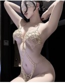                                                          【Preorder】40kg-55kg Metal Gold Body Bikini Chain