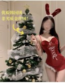                                                          【Preorder】40kg-55kg Cos Rabbit Korea Velvet Christmas Dress