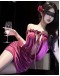                                                          【Preorder】40kg-75kg Purple Off-The-Shoulder Backless Sexy Lingerie