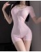                                                          【Preorder】40kg-55kg Pinky Full Zipper Elastic Pads Home Body-Suit
