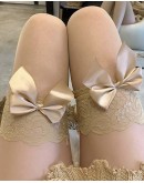                                                          【Preorder】40kg-55kg Ribbon Lace Stockings