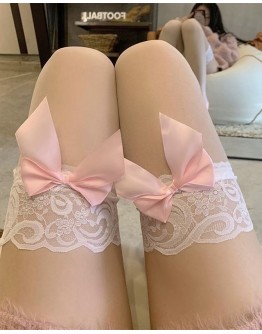                                                          【Preorder】40kg-55kg Ribbon Lace Stockings