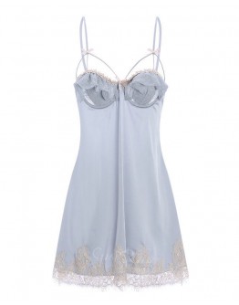              Free Shipping Camisole Lace Pajamas Dress / Pajamas Outwear